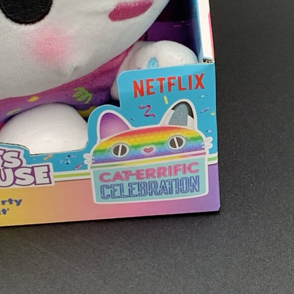 Gabbys Dollhouse Sprinkle Party Cakey Cat Plush Toy Interactive Netflix - Picture 4 of 8